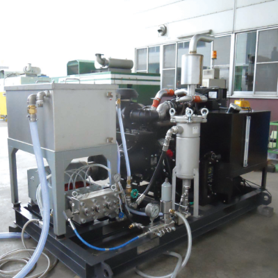 Sugino's GJP Series stand alone high pressure water pumps