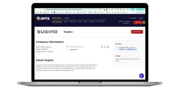 Sugino's IMTS profile