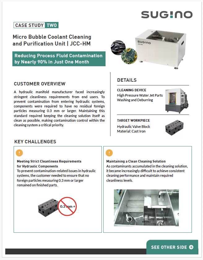 Micro Bubble Coolant and Fluid Cleaning Unit